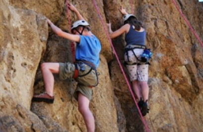 Rock climbing